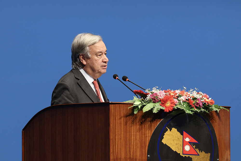 UN Secretary-General concerned about the impact of climate change in Nepal